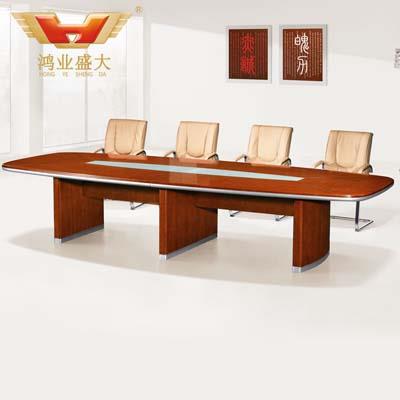 4.2米长会议桌 实木办公会议桌椅HY-A5742